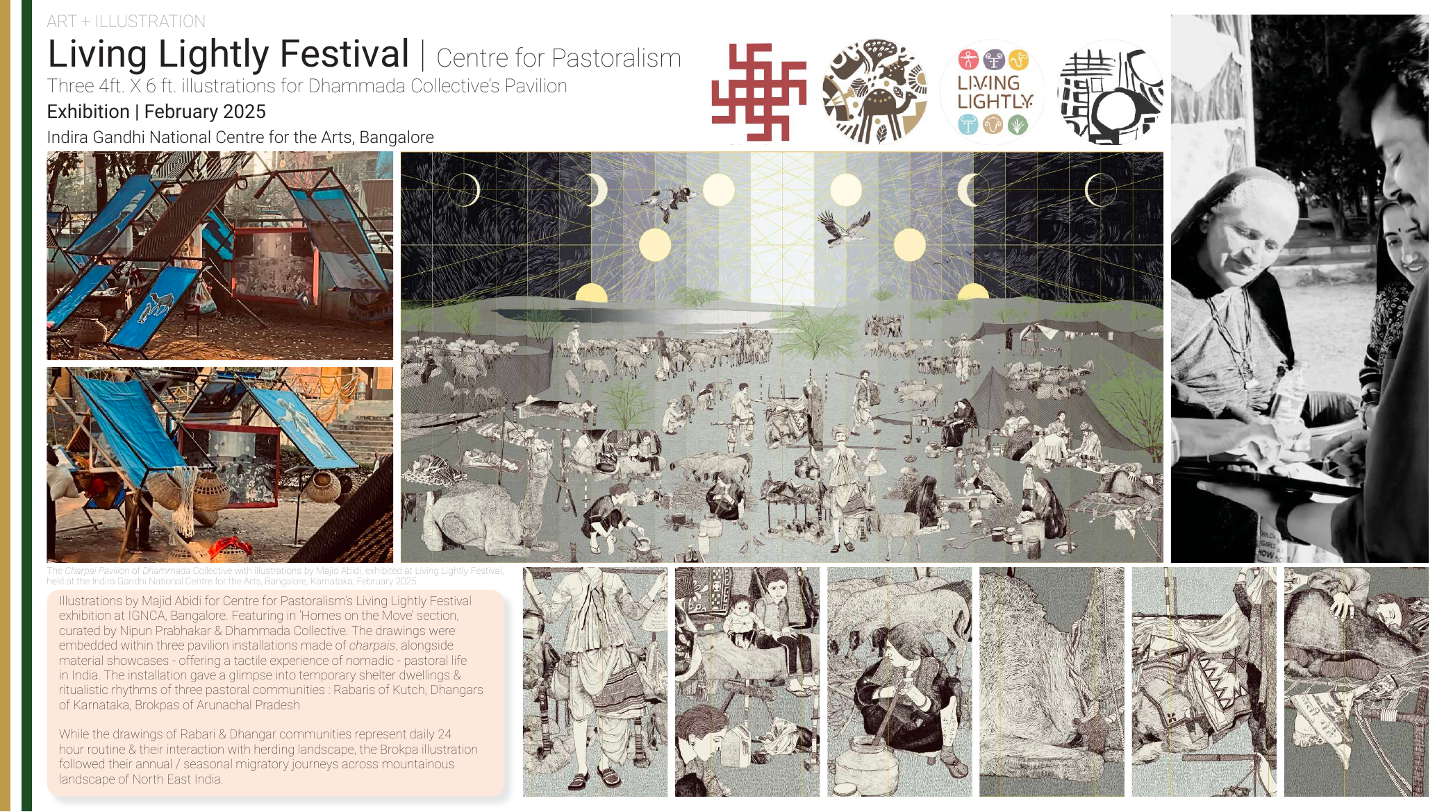 Living Lightly Festival illustration